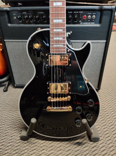 Tokai Black Custom Electric Guitar