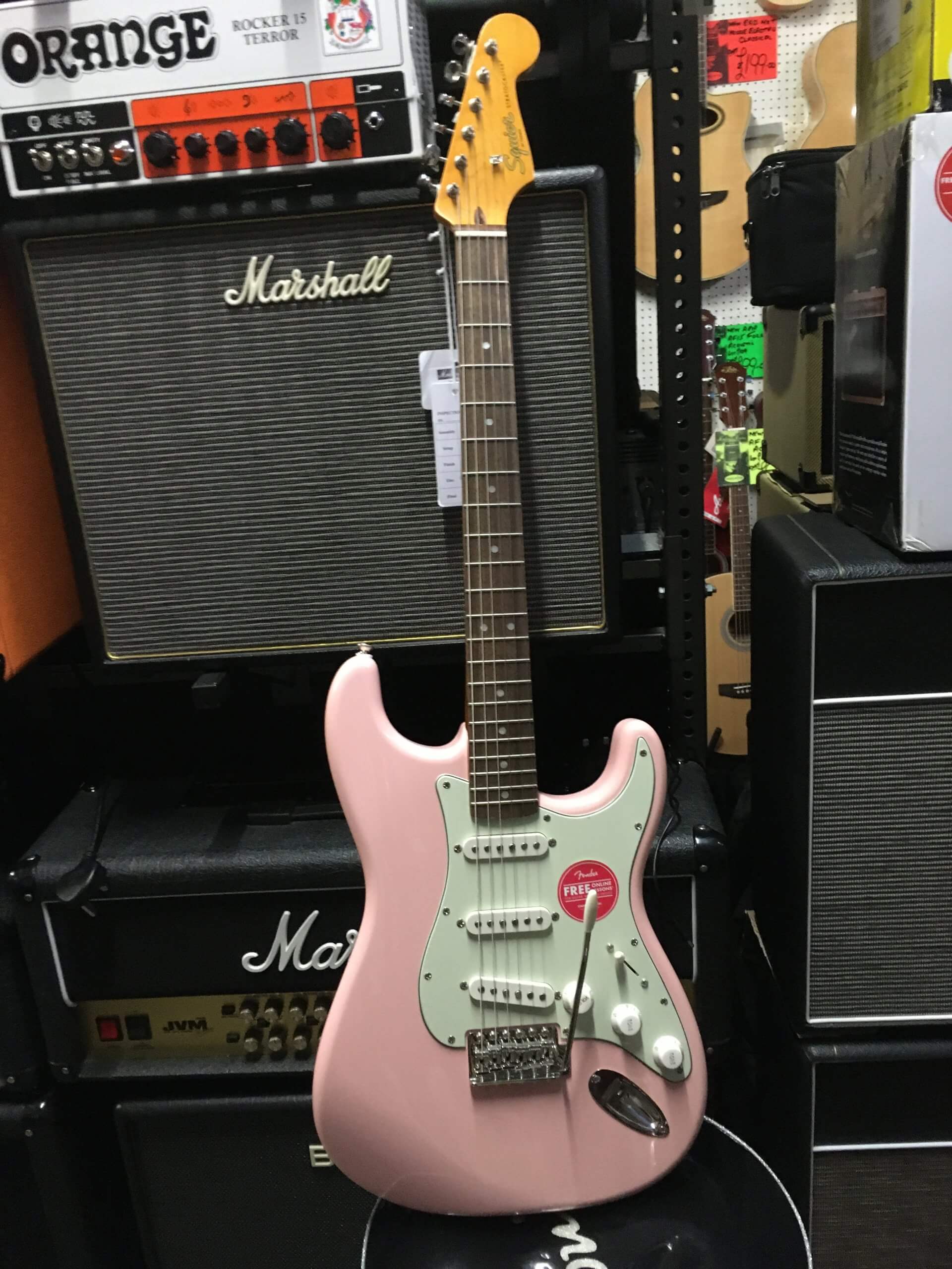 Buy Fender Squier Classic Vibe 60’s Stratocaster Shell Pink in Cornwall ...